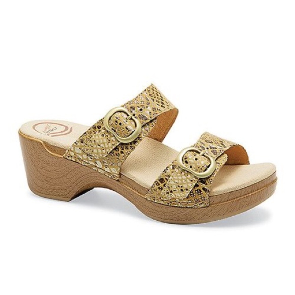 Dansko Sophie snake skin sandal size EU 42/ US 11.5-12